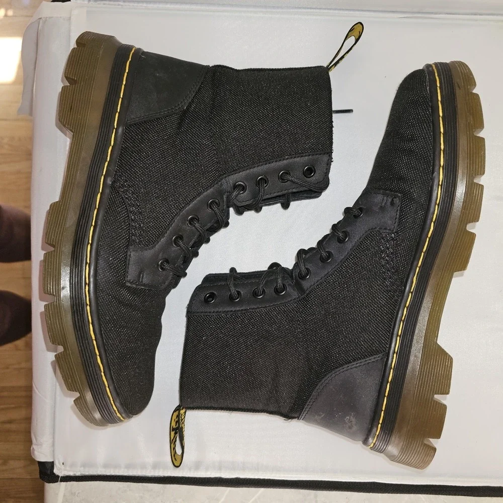 Doc Martens Black Canvas Ankle 